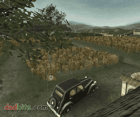 dod_farmers_b1::This is a race through the corn fields, run through them, stop, listen for footsteps, then pounce on your prey. Spawn protected. Getting on your belly and crawling around makes you real hard to see. Consider dropping Snipers and MGers completely... then its fun. dod_farmers_b1